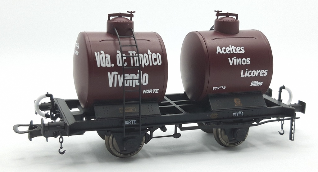 41101 - Vagón cisterna bicuba Vda. de Timoteo Vivando